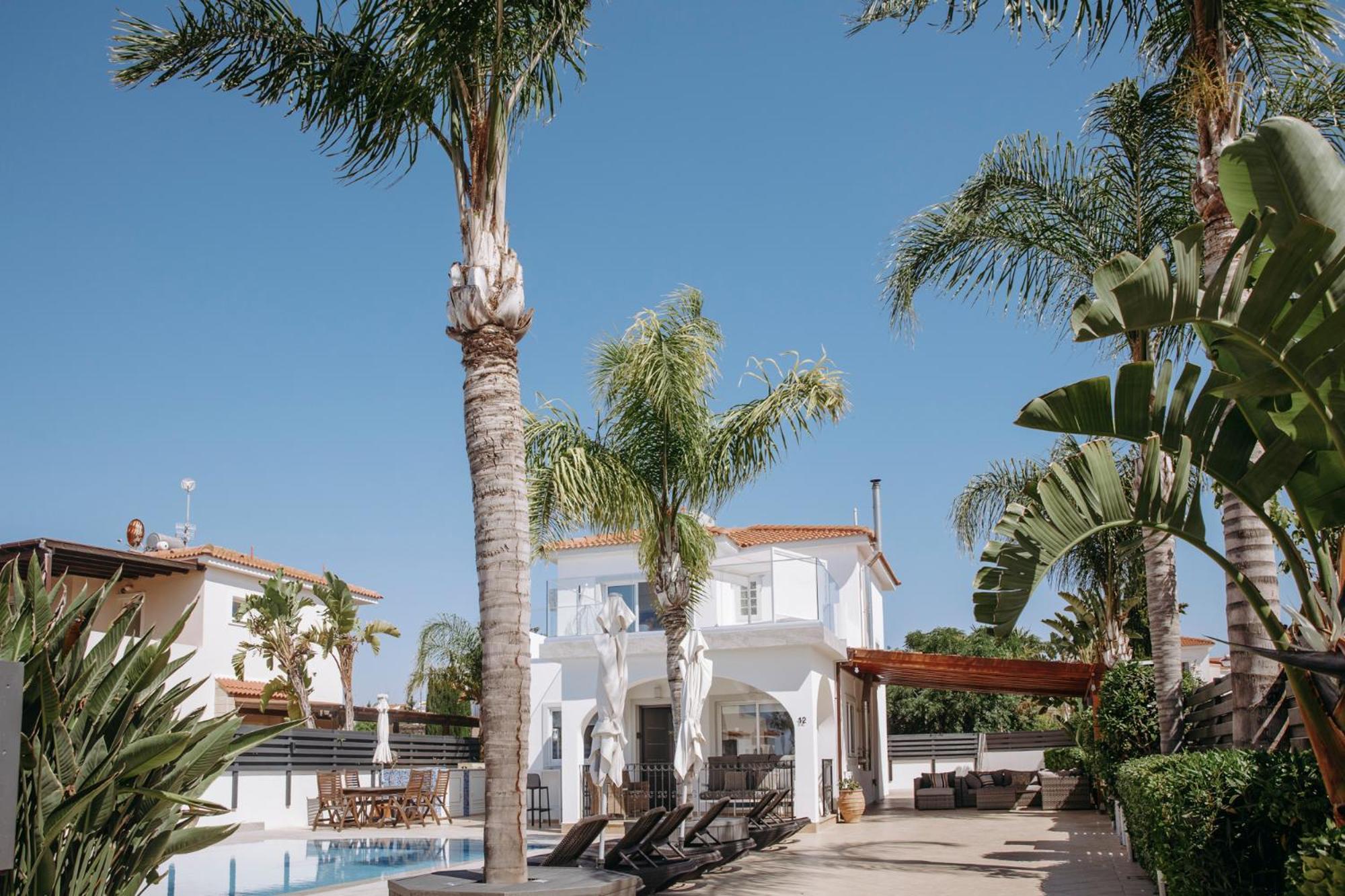 איה נאפה Sunset Villa Private Complex Heated Pool מראה חיצוני תמונה